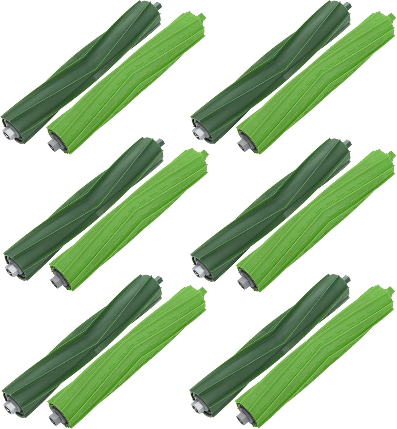 Bürstenwalze – 6er-pack – Gummi – Für Verschiedene Oberflächen – Kompatibel Mit Roomba Eij-serie