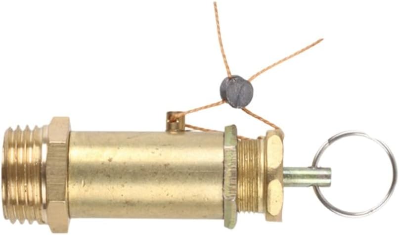 Kompaktes 1/2-zoll-druckbegrenzungsventil Aus Messing Mit 120-psi-regler Für Luftkompressoren Und Industriepumpen