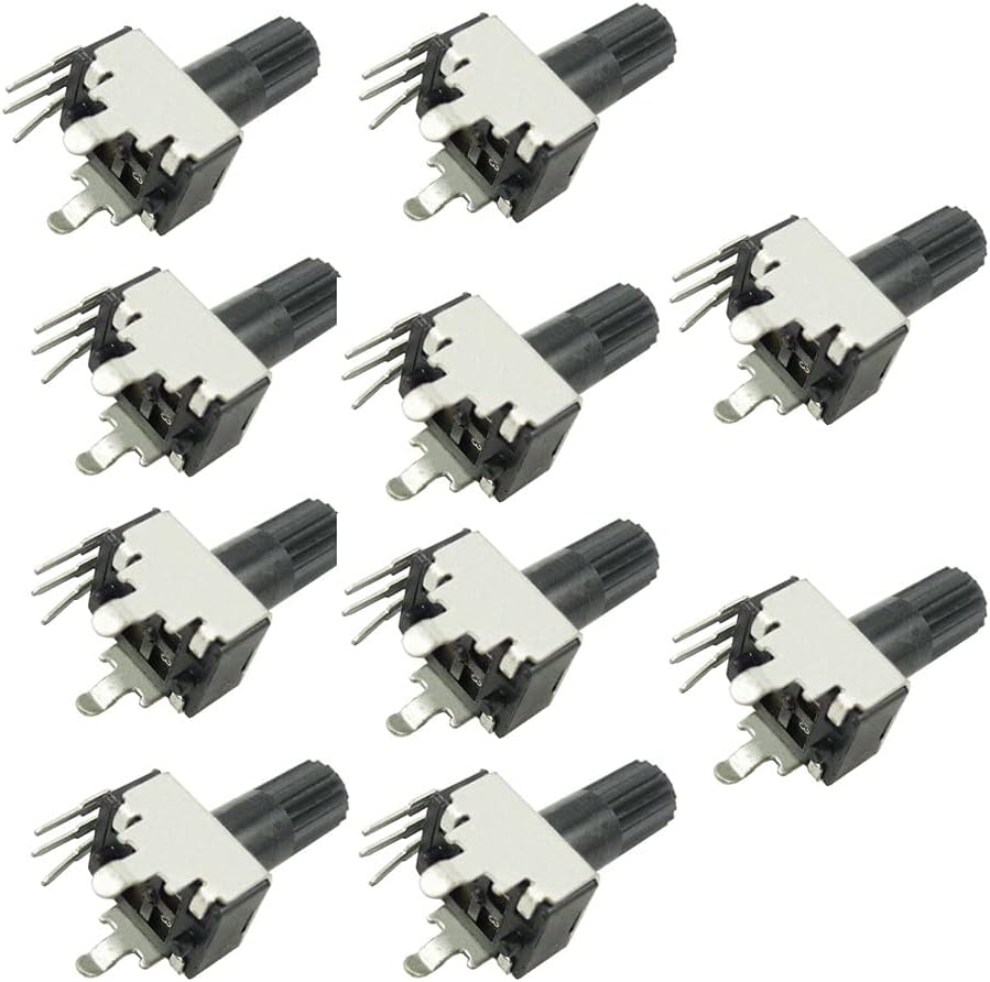 10 Stück Rv09 Vertikal Einstellbares Potentiometer 50 Kω 6 Mm Achse Elektronisches Bauteil Für Audio- Und Diy-projekte
