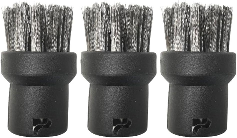 Set Mit 3 Edelstahl-bürstendüsen Für Dampfreiniger, Zubehör Zur Reinigung Von Fugen Und Ecken, Kompatibel Mit Den Modellen Sc1 Bis Sc7, Für Küche Und Bad