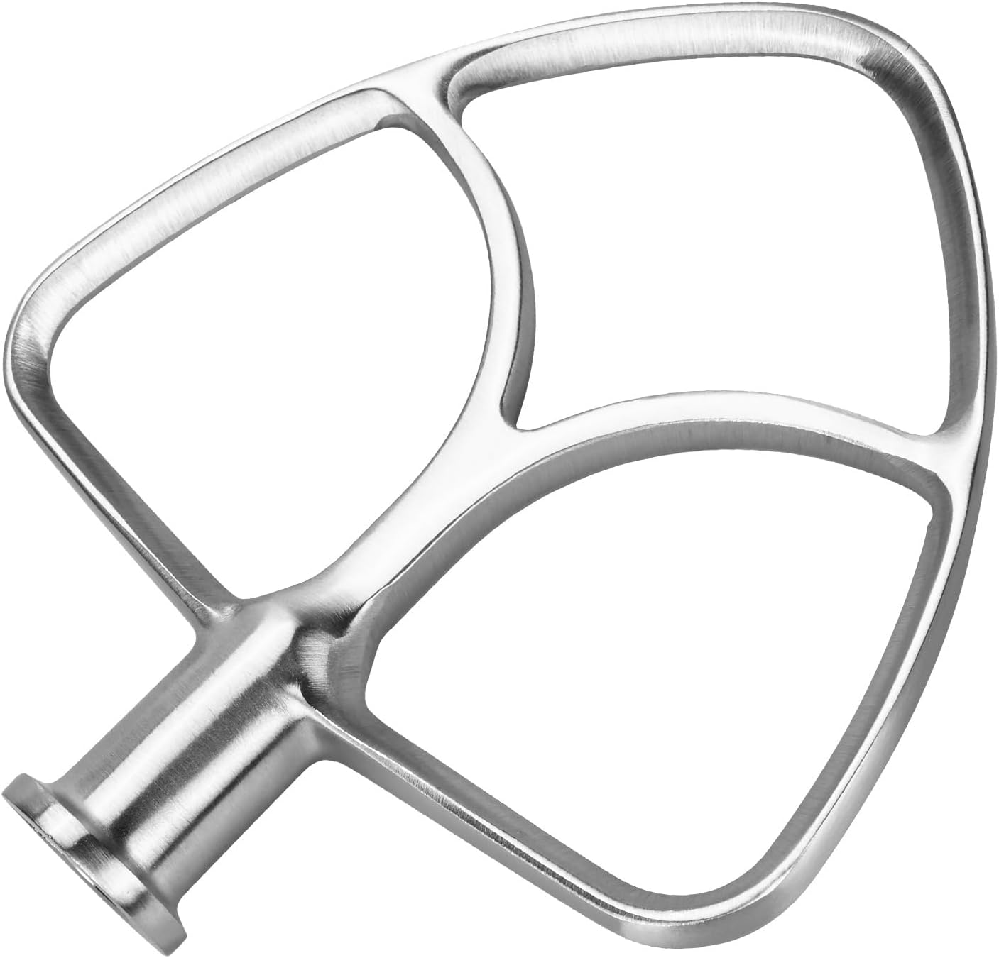 Flacher Edelstahl-rührbesen Für 4,5-5-liter-küchenmaschinen, Kippbarer Kopf, Spülmaschinenfest, Ideal Zum Backen Zu Hause