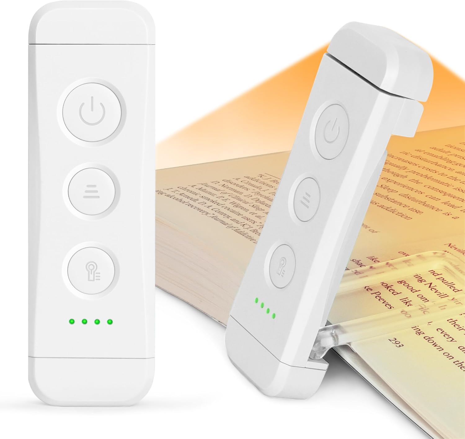 Wiederaufladbare Leselampe – 1 Stück – Flexible Led – 3 Farbmodi Und 5 Helligkeitsstufen – Für Bücher Und Bett – Kompaktes Schwarz
