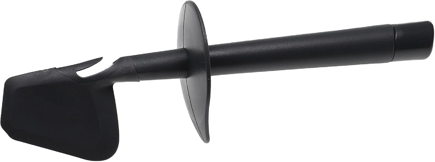 Küchenmaschinen-spatel – 1 Stück – Schwarzer Kunststoff – Schaber Mit Haken – Kompatibel Mit Thermomix Tm31, Tm5 Und Tm6 – 28 X 8 X 7 Cm