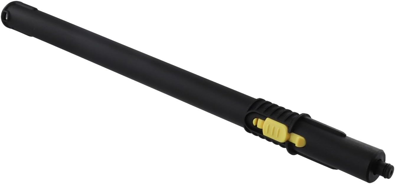 Schwarzer Und Gelber 54 Cm Langer Kunststoff-verlängerungsschlauch Für Dampfreiniger, Der Auch Schwer Zugängliche Stellen Erreicht Und Zeit Spart.