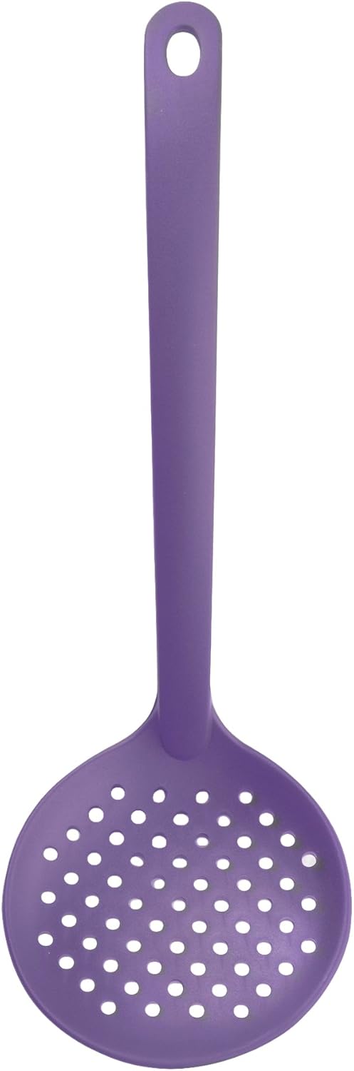 Schaumlöffel – 1 Stück – Nylon – Hitzebeständig Bis 210 °c – Antihaftbeschichtung – Lila – 32 X 11 X 7 Cm