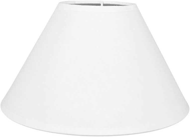 Runder, Weißer Lampenschirm – 1 Stück – Acrylstoff – Sanftes, Diffuses Licht – Wohnzimmer, Schlafzimmer, Büro – Durchmesser 25 X Höhe 15,5 Cm