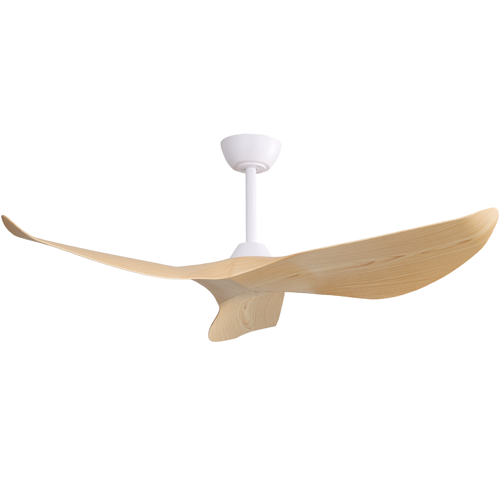 Deckenventilator Ohne Beleuchtung 132 Cm 6 Stufen Mit Fernbedienung Abs Modern Weiß