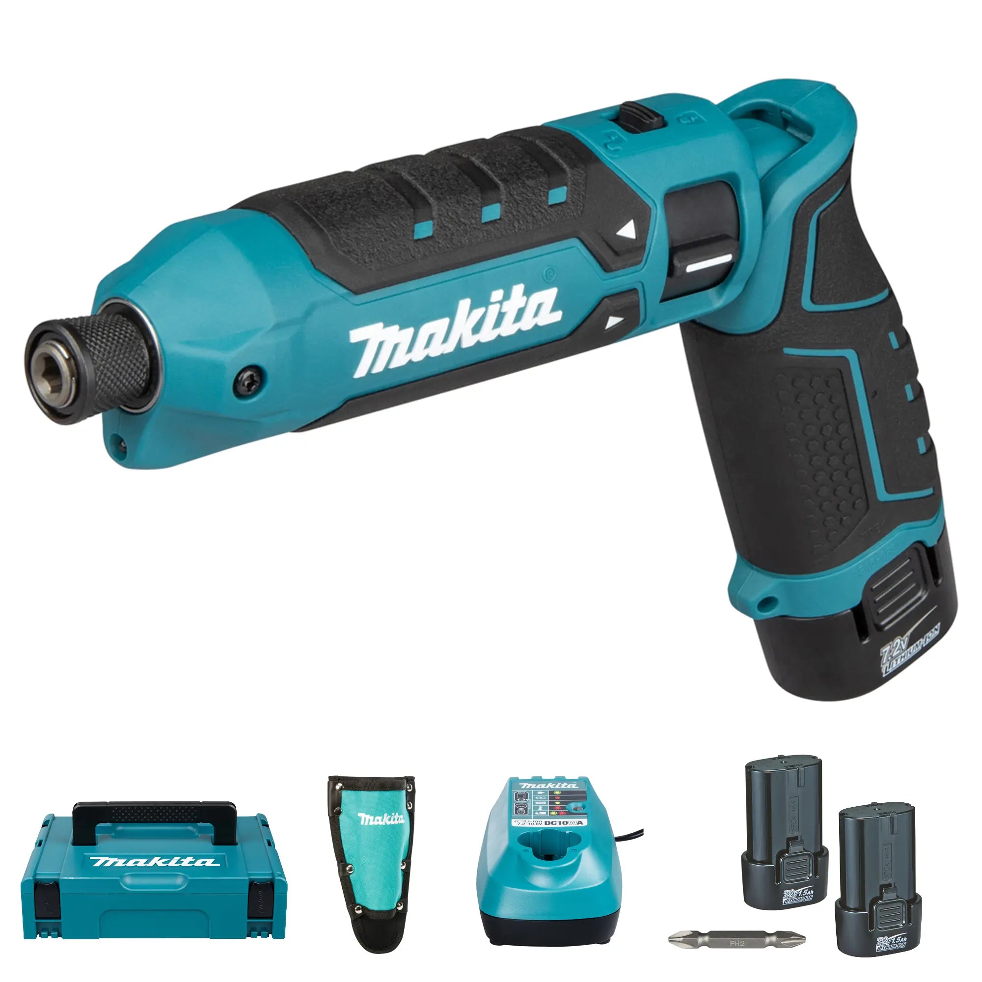 Schlagschrauber Makita Td023dsj 7,2 V 25 Nm 1/4