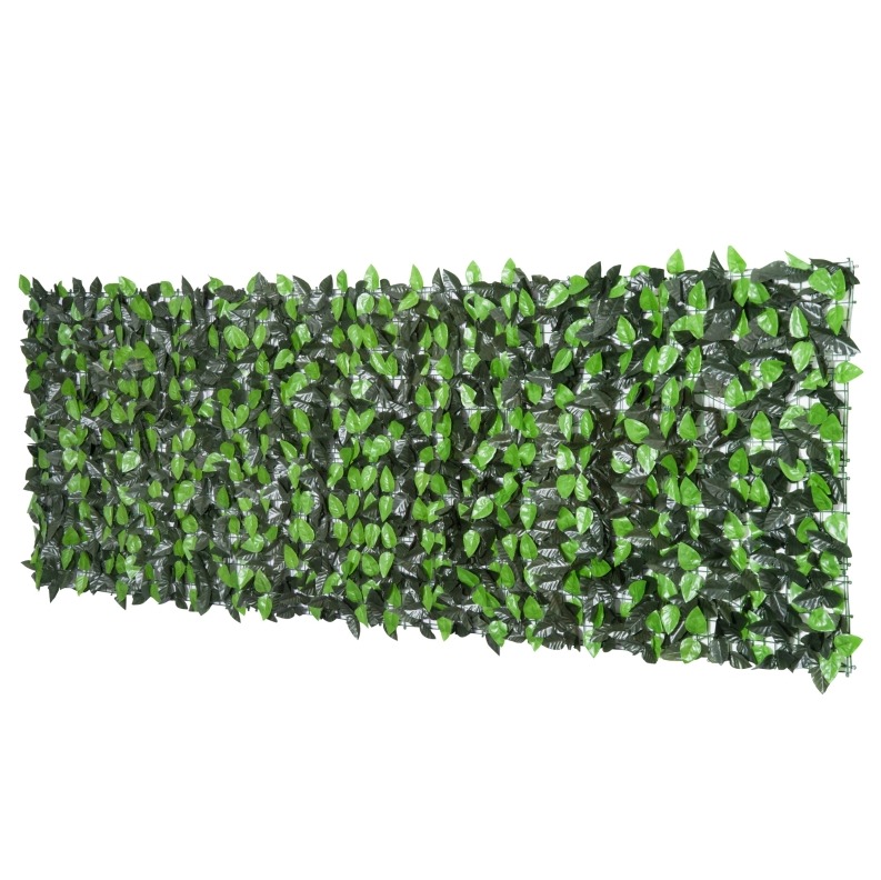 Künstliche Hecke Mit Dunkelgrünen Blättern 300 X 100 Cm