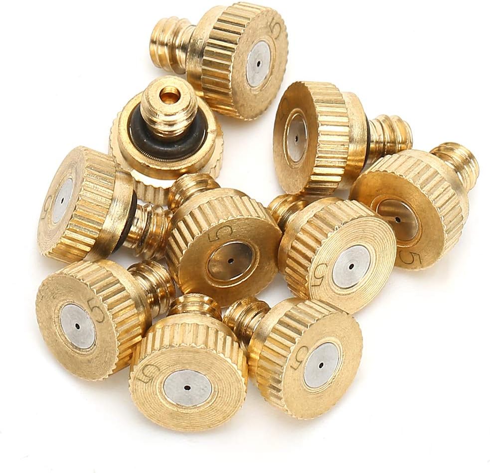 Sprühdüsen – 10 Stück – Messing – 0,5 Mm – Bewässerungssystem Für Den Außenbereich