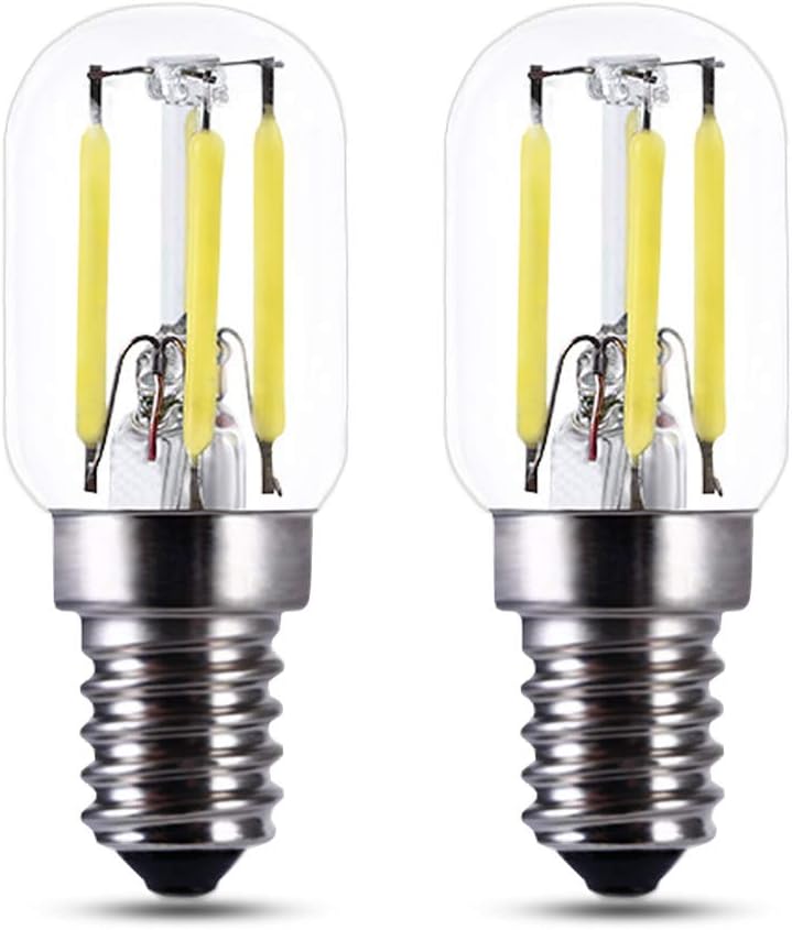 E14 24v Dc 3w Led-lampe – 2er-pack – Glasfaden – Warmweiß 2700k – Für Garagentore