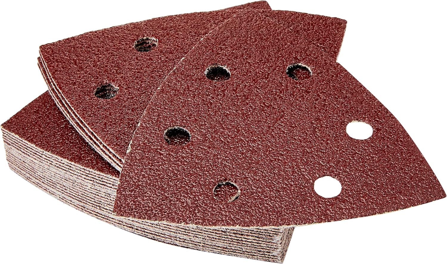 Schleifblätter – 25 Stück – Körnung 60 – Für Delta-schleifer – 6 Löcher – Für Holz Und Metall
