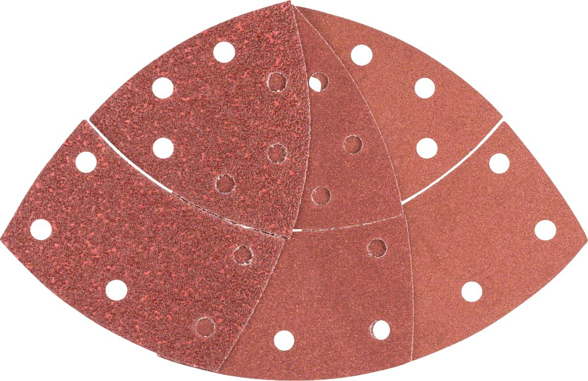 Schleifblätter – 10 Stück – Schleifpapier – 11 Löcher – Für Mehrzweckschleifer – Holz, Metall, Lack – 102 X 62,93 Mm