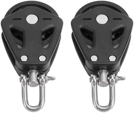 Bootsrolle – 2 Stück – Edelstahl – Leichtgängiges Heben – Segeln Und Kajakfahren – 98 X 52 Mm
