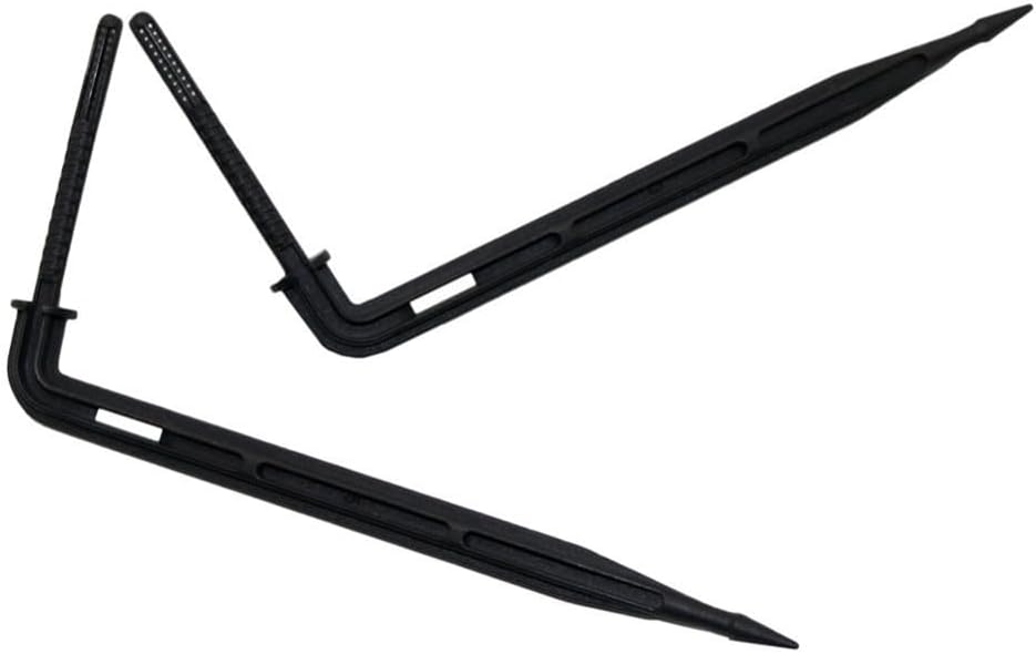 Bewässerungspfeile – 50 Stück – Schwarzer Kunststoff – Durchflussrate 2,8 L/h – Für 3–5 Mm Pvc-rohre – Garten Und Töpfe