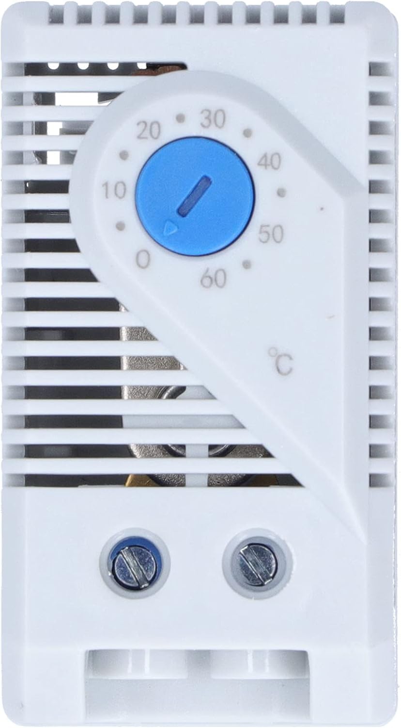 Kts 011 Mechanischer Thermostat – 1 Stück – Abs – Regelung 0 Bis 60 °c – Elektrisches Gehäuse – Grau
