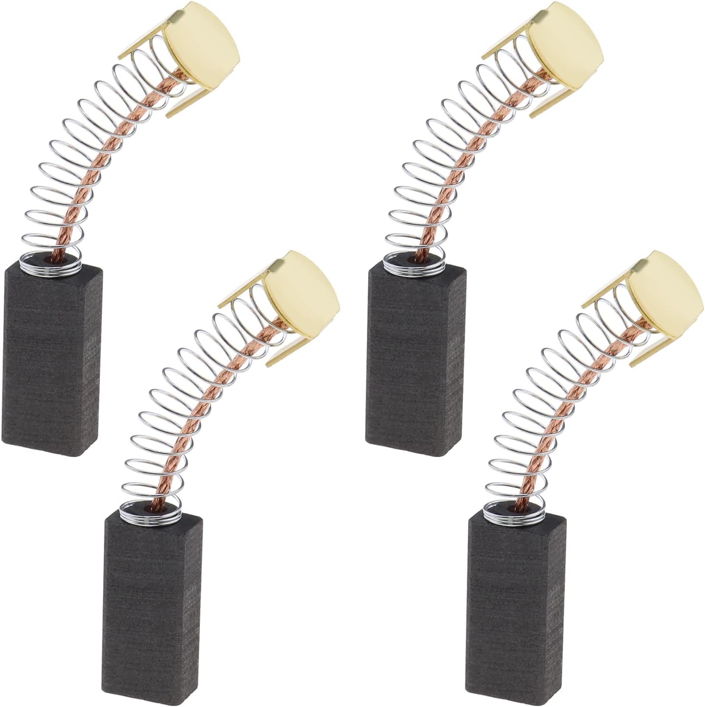 Kohlebürsten – 2 Paare – Kohlenstoff Und Metall – Motorersatz – Moretti-kompatibel – 6 X 9 X 20 Mm
