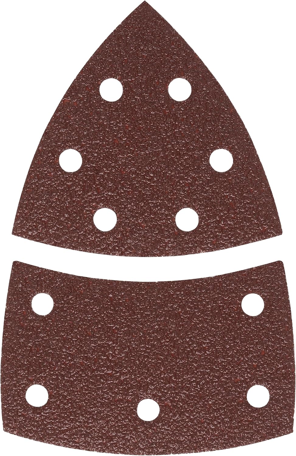 Schleifblätter - 10er-packung - Körnung 80 - 102 X 62,93 Mm - 11 Löcher - Für Mehrzweckschleifer