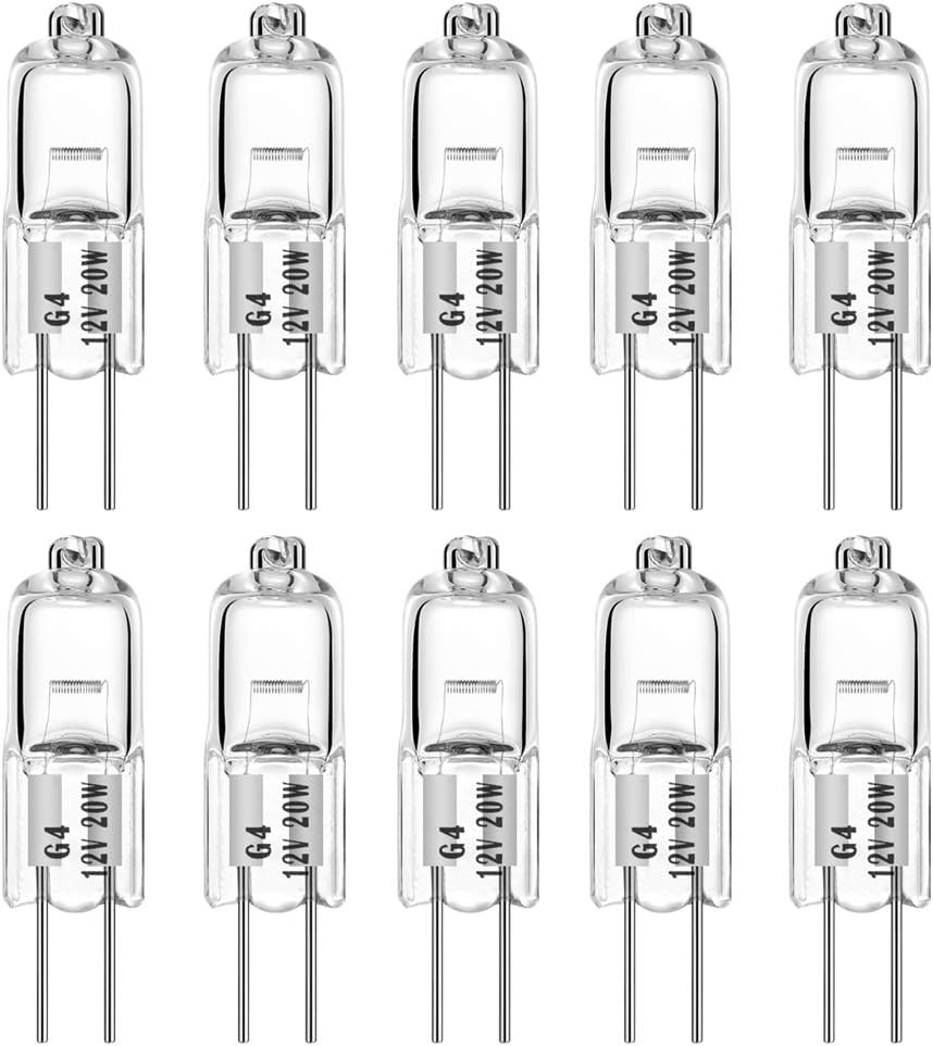 G4 20w 12v T3 Jc Dimmbare Halogenlampen, Cri 100, Für Möbel- Und Gartenbeleuchtung, 10er-pack