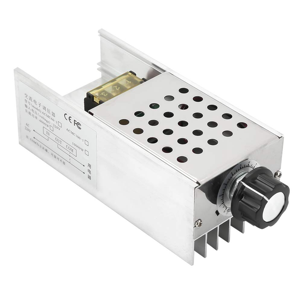 6000w 220v Spannungsregler, Hochleistungs-scr-modul Mit Kühlkörper, Stufenlose Drehzahl- Und Lichtsteuerung Für Motoren Und Heizungen