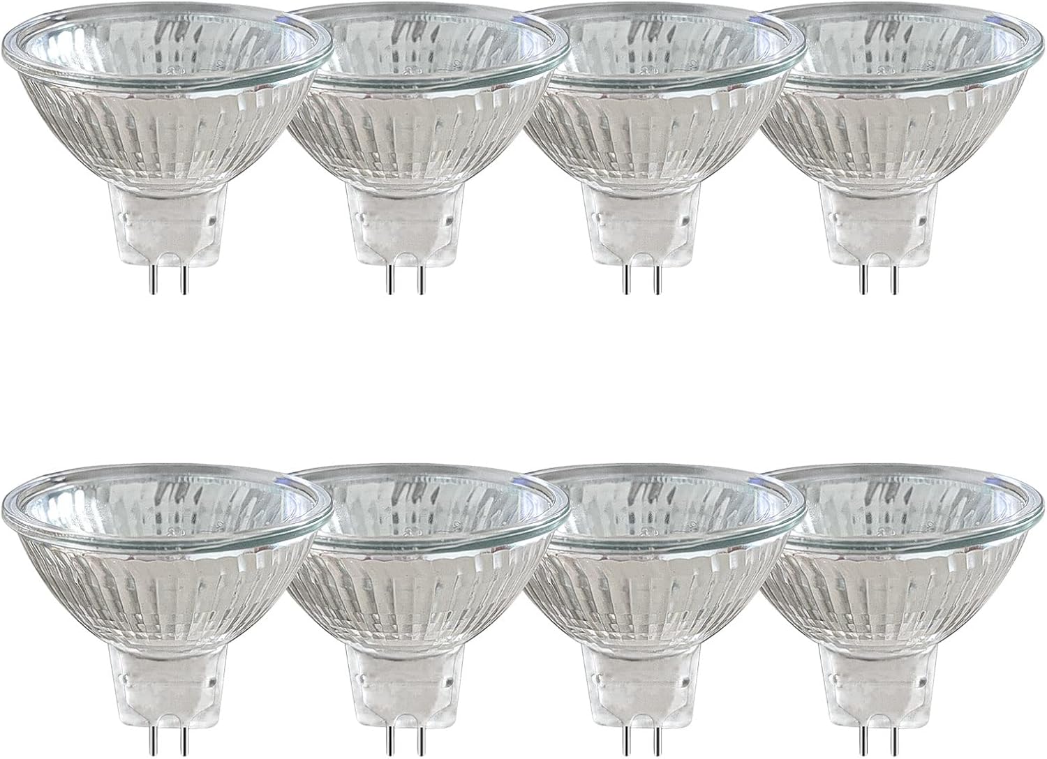 8er-pack Mr16 Gu5.3 20w 12v Dimmbare Warmweiße 2700k Halogenlampen Mit 36° Abstrahlwinkel Für Innen- Und Schaufensterbeleuchtung