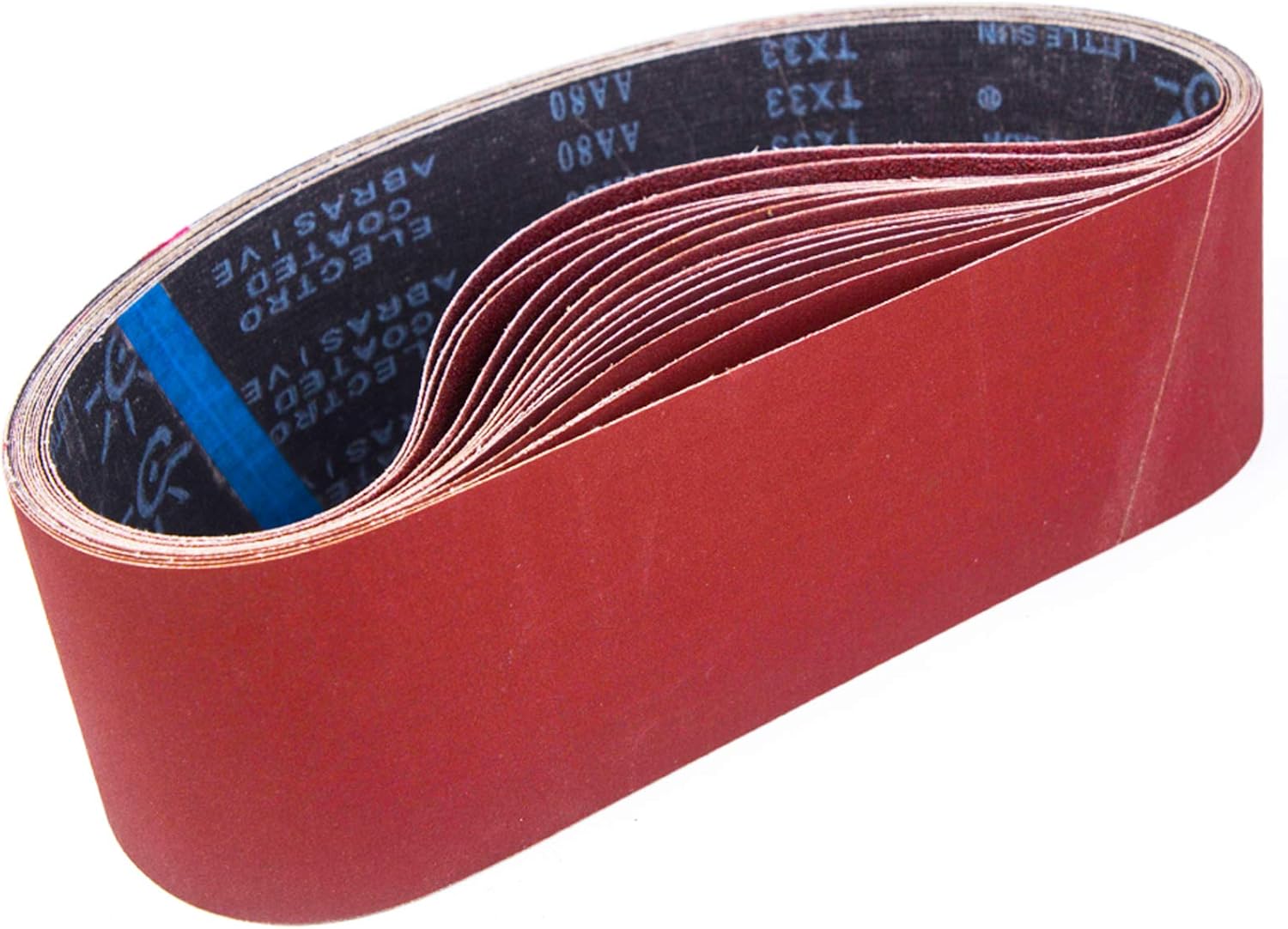100 X 915 Mm Schleifbänder Mit Gemischter Körnung (80–400) Aus Aluminiumoxid Zum Schleifen Von Holz, Metall Und Lack