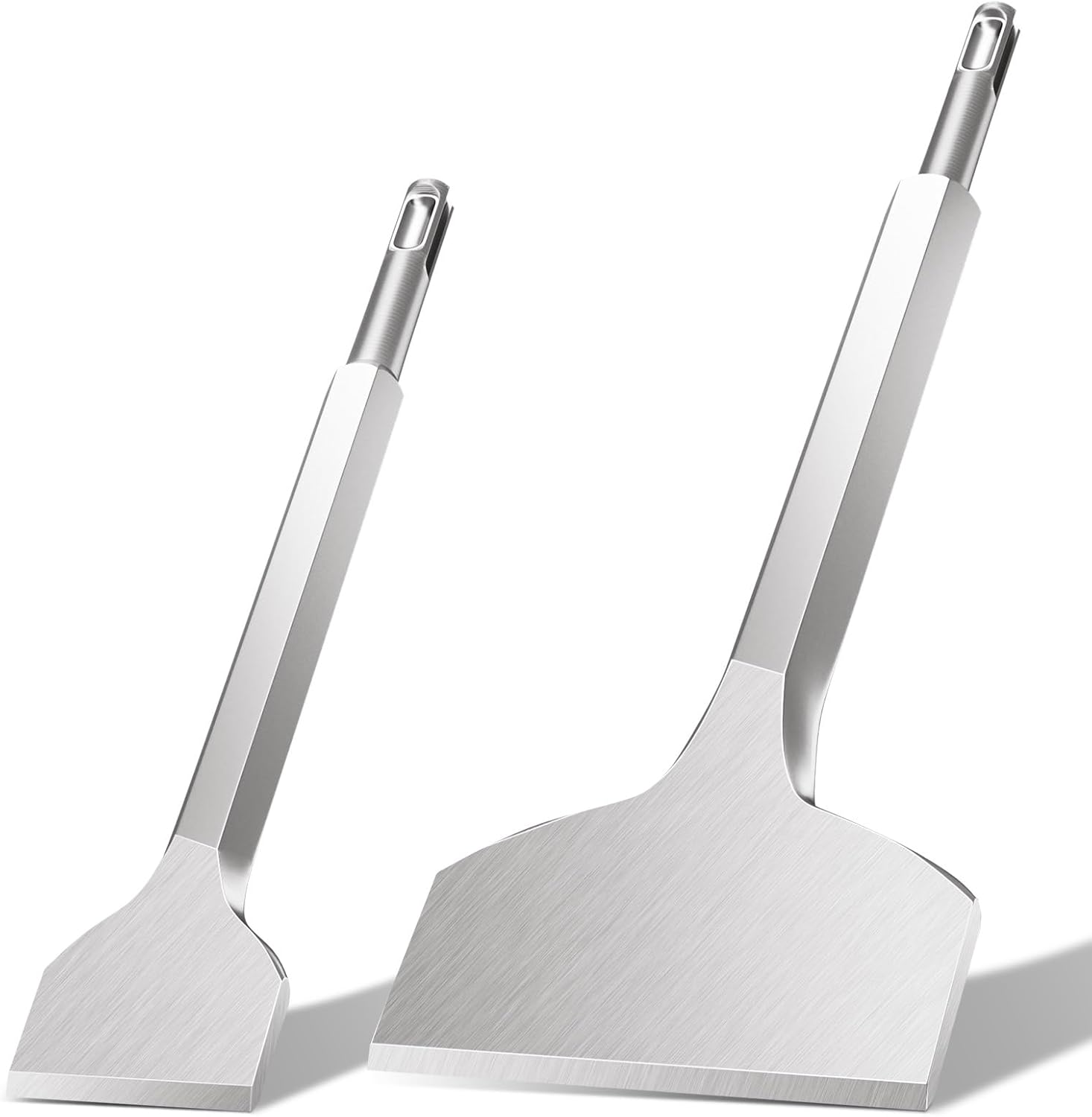2-teiliges Sds-plus-fliesenmeißelset Für 250x40-mm- Und 280x100-mm-fliesen, Gehärteter Stahl, Für Wand- Und Bodenabbruch, Für Bohrmaschinen
