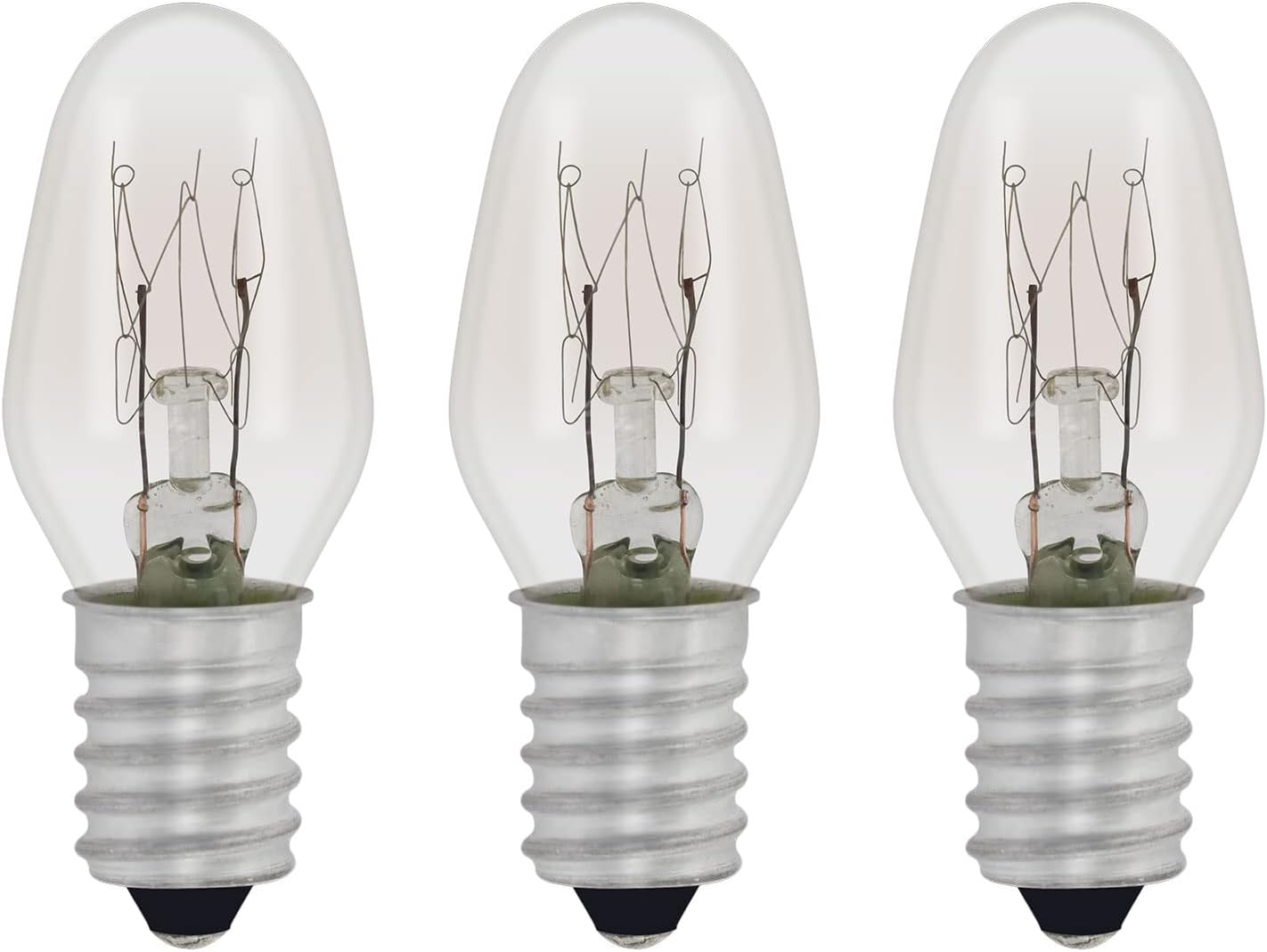 E14 7w Warmweiße, Dimmbare Glühbirne Für Salzkristalllampen Und Nachtlichter, 3er-pack