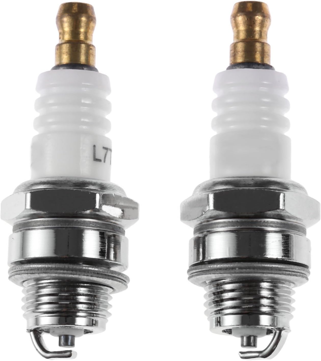 2 Zündkerzen Für 2-takt-motoren Von 25 Cm³ Bis 62 Cm³ Für Kettensägen/freischneider – Hochleistungs-universal-ersatz