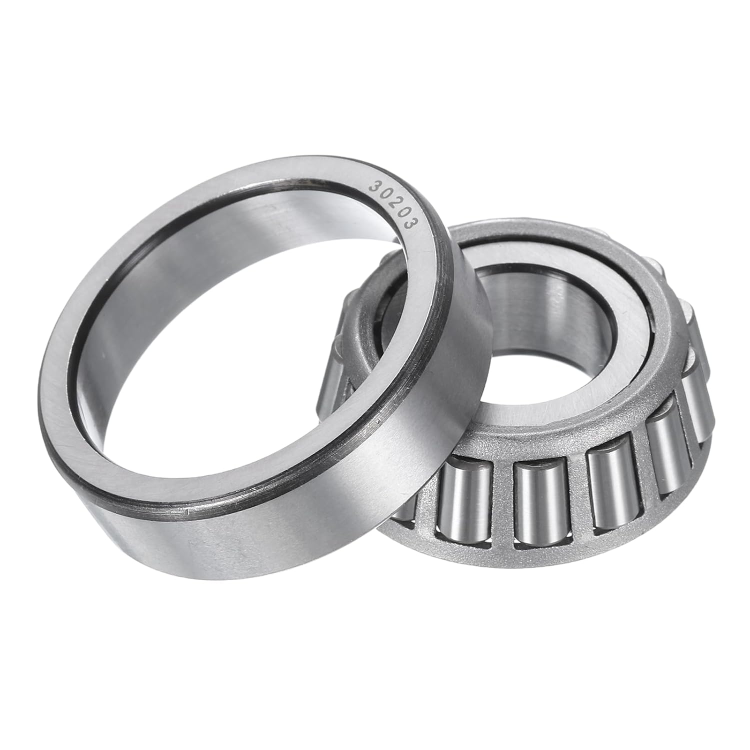 Kegelrollenlager 30203, Chromstahl, 17 X 40 X 13 Mm, Hohe Tragfähigkeit, Geringe Reibung, Für Automobil- Und Industrieanwendungen