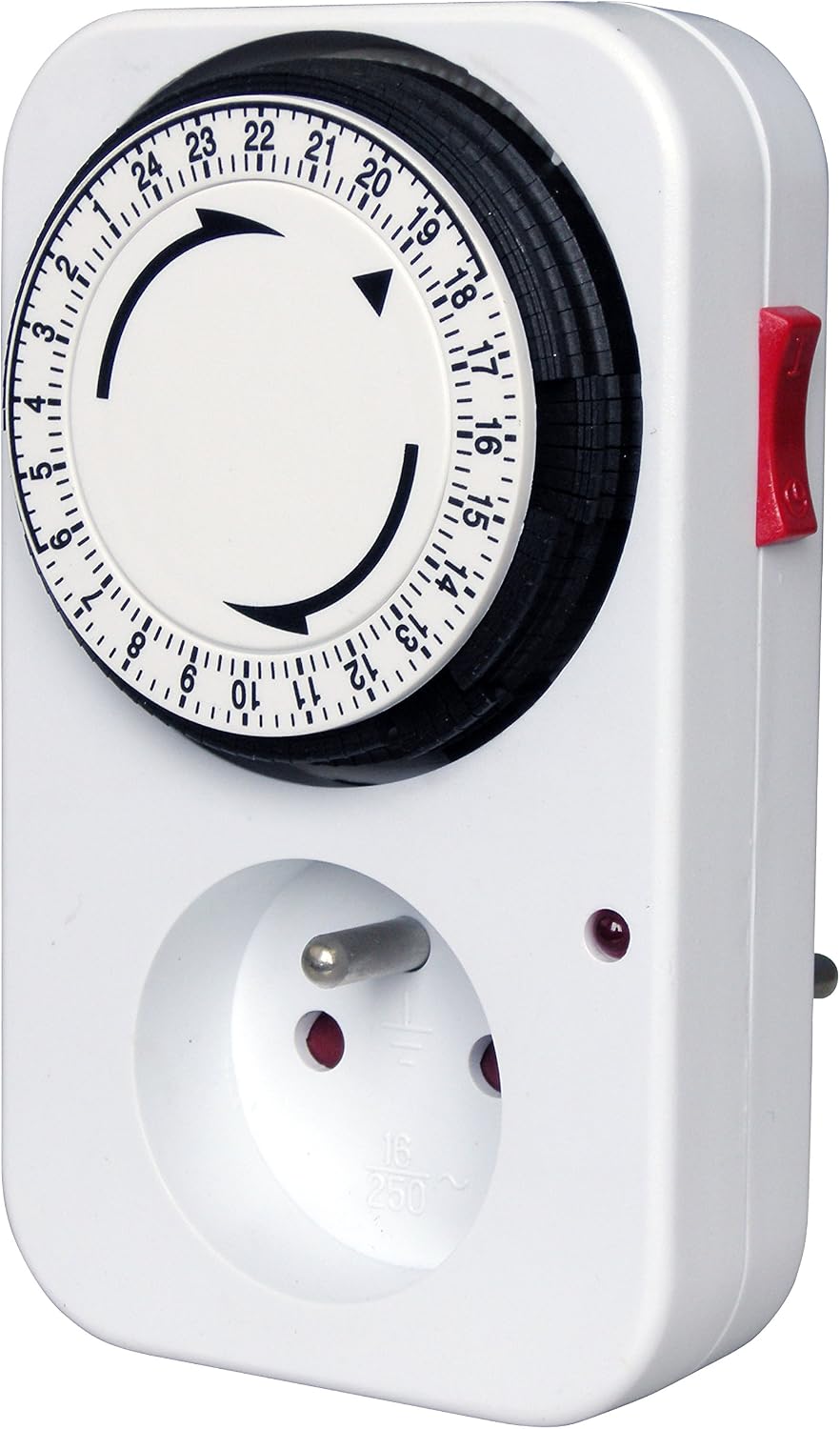 Mechanischer Tagestimer, Weiß, 220 V, 15-minuten-timer, Energiemanagement, 3500 W, Für Zuhause