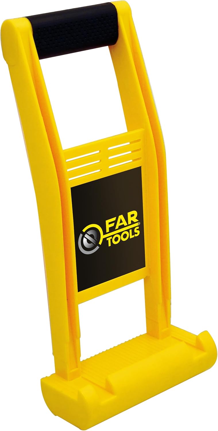Tragegriff Für Gipskartonplatten, Schwarz, Robuster Stahl, Tragkraft 30 Kg, Ergonomischer Griff, Für Renovierungsprojekte
