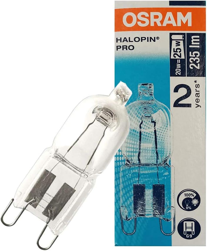 G9 20w 230v Halogenlampe, Klarglas, Präzise Beleuchtung Für Küche Und Wohnzimmer