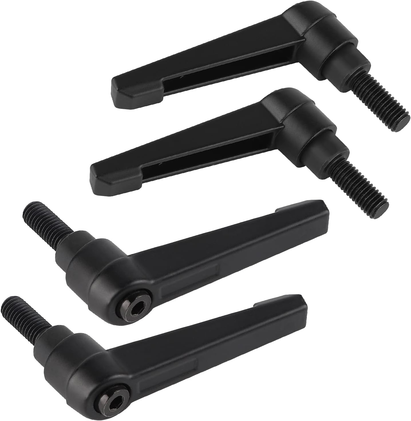 ® 4 Stück Verstellbare Klemmgriffe M8, Schnellspannhebel Aus Stahl Mit 20-mm-bolzen