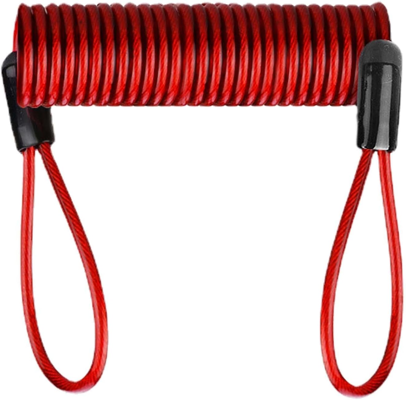 Erinnerungskabel – 1 Stück – Stahl Und Pvc – 120 Cm Verlängerung – Für Motorrad, Roller, Fahrrad – Schwarz, Rot, Blau