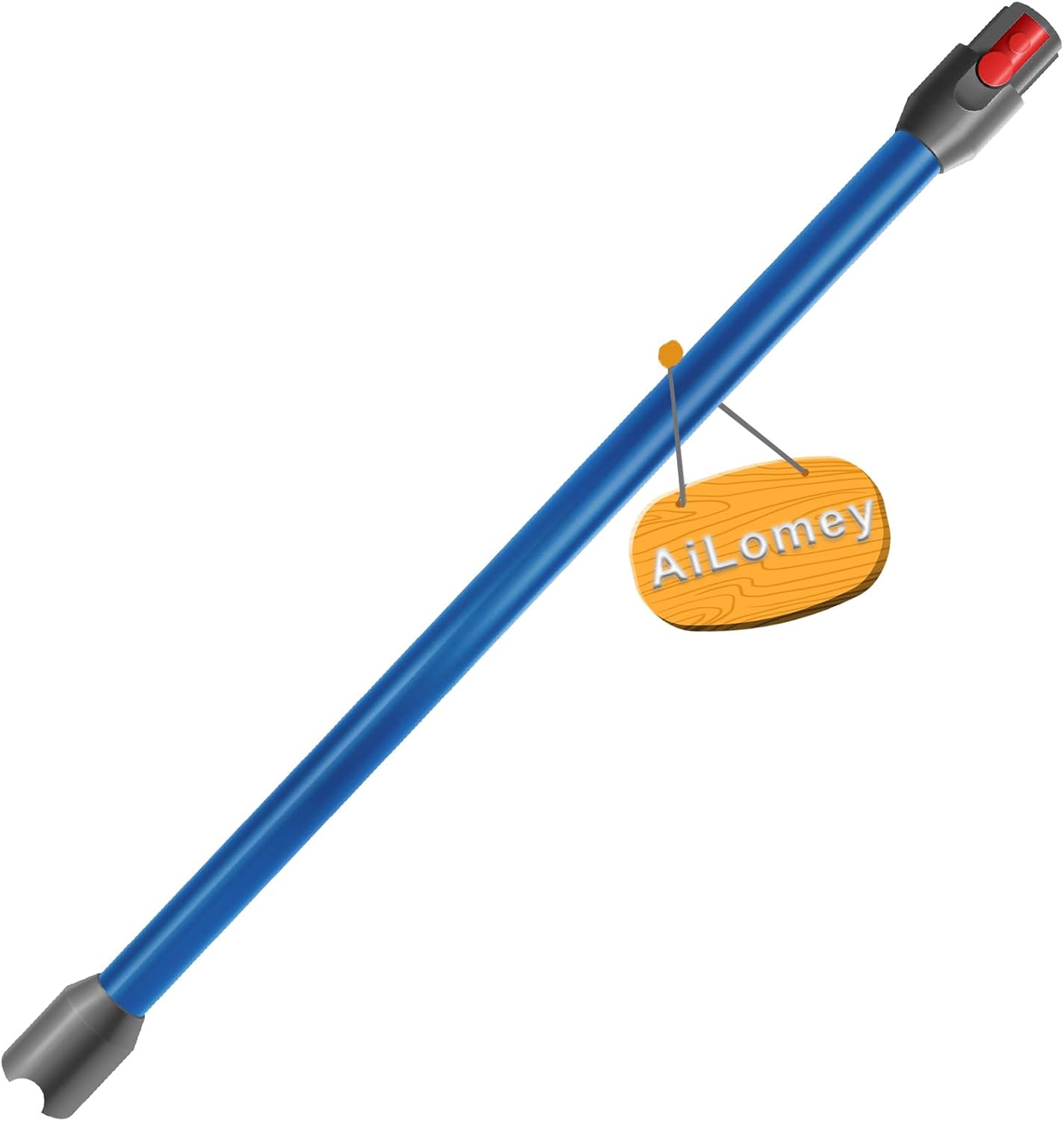 Verlängerungsrohr Für Staubsauger – 1 Stück – Aluminium Und Abs – Schnellanschluss – Für Dyson V12 Slim – 74 Cm – Blau