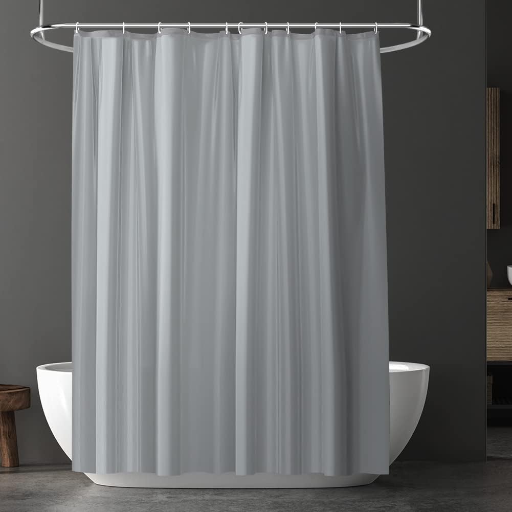 Duschvorhang – 1 Stück – Peva – Wasserdicht Und Schimmelresistent – Für Bad Und Hotel – Grau – 178 X 178 Cm