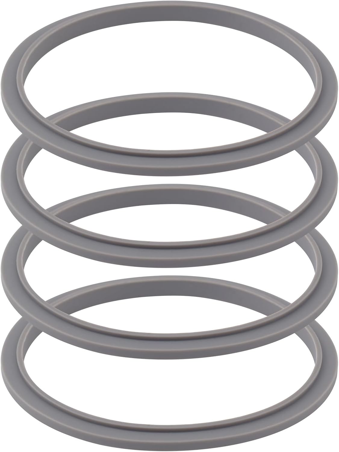 4 Graue Silikondichtungen (8,4 Cm), Auslaufsicher Und Langlebig, Für 600-w- Und 900-w-standmixer, Für Den Täglichen Gebrauch