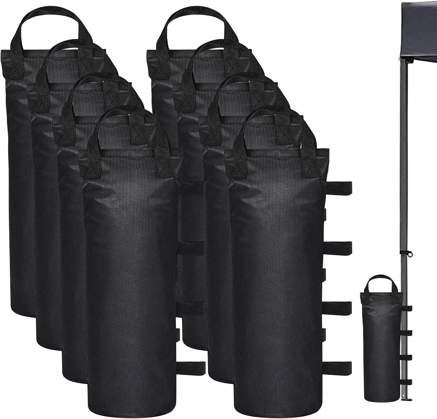 Gewichtssäcke – 8er-pack – Oxford-nylon – Doppelt Genäht – Für Pavillons Und Sonnenschirme – 50 X 20 Cm