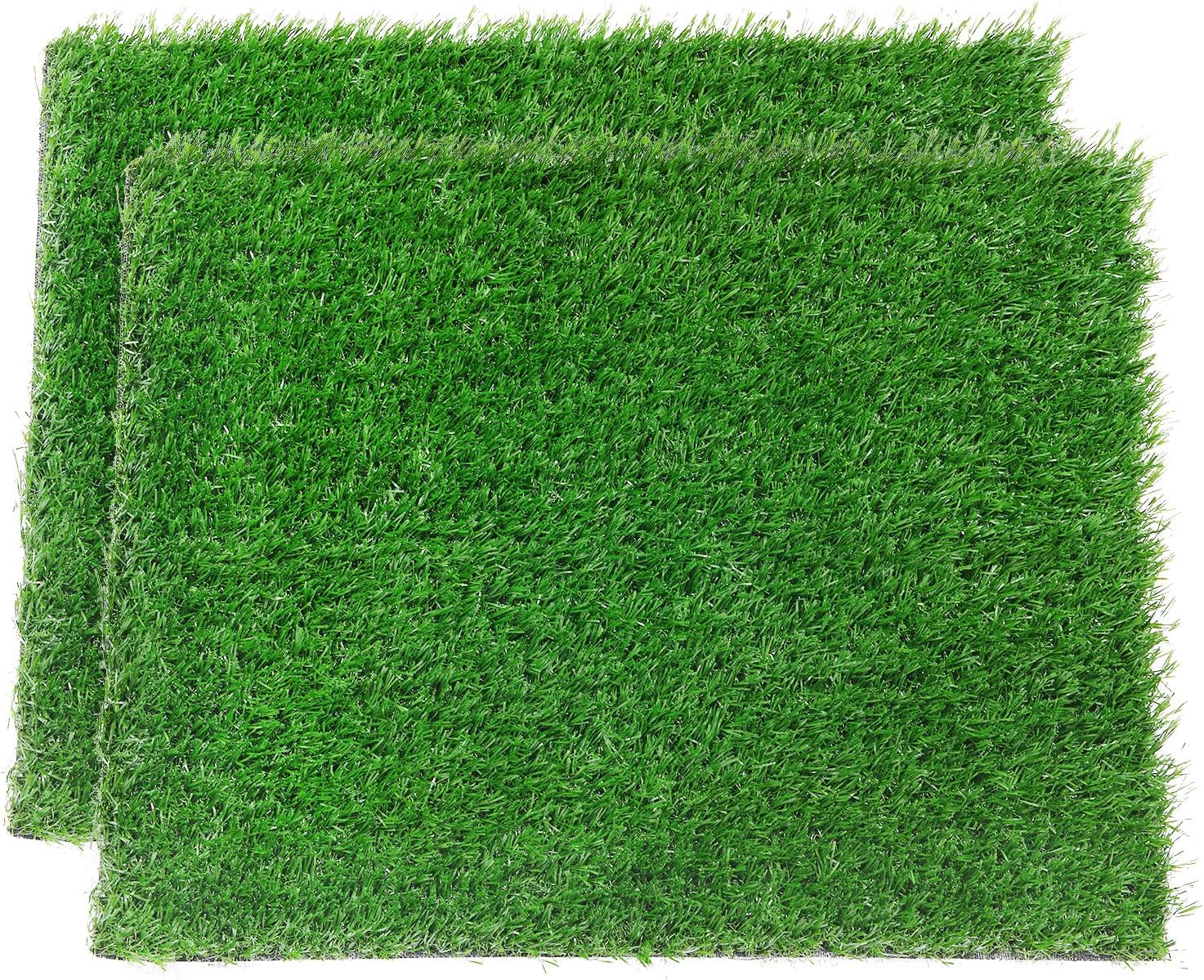 Hundematte – 2er-set – Kunstrasen – Schnelltrocknend – Für Balkon Und Innenbereich – 46 X 35 Cm