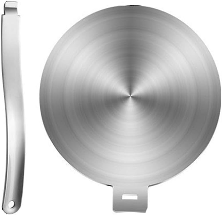 Induktions-wärmeverteilungsplatte – 1 Stück – Edelstahl – Gleichmäßige Wärmeleitung – Induktionskochfeld – 28 Cm