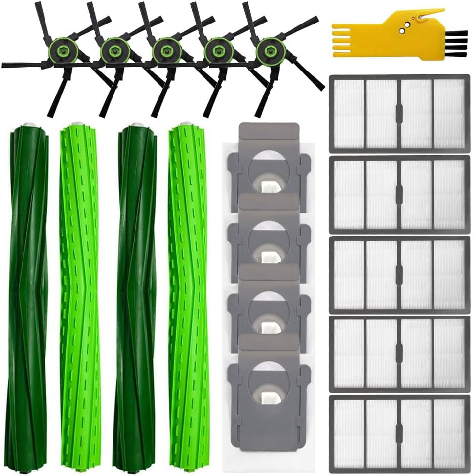 Zubehörset Für Saugroboter – 18-teilig – Für Roomba S9+ – Bürsten, Filter, Beutel