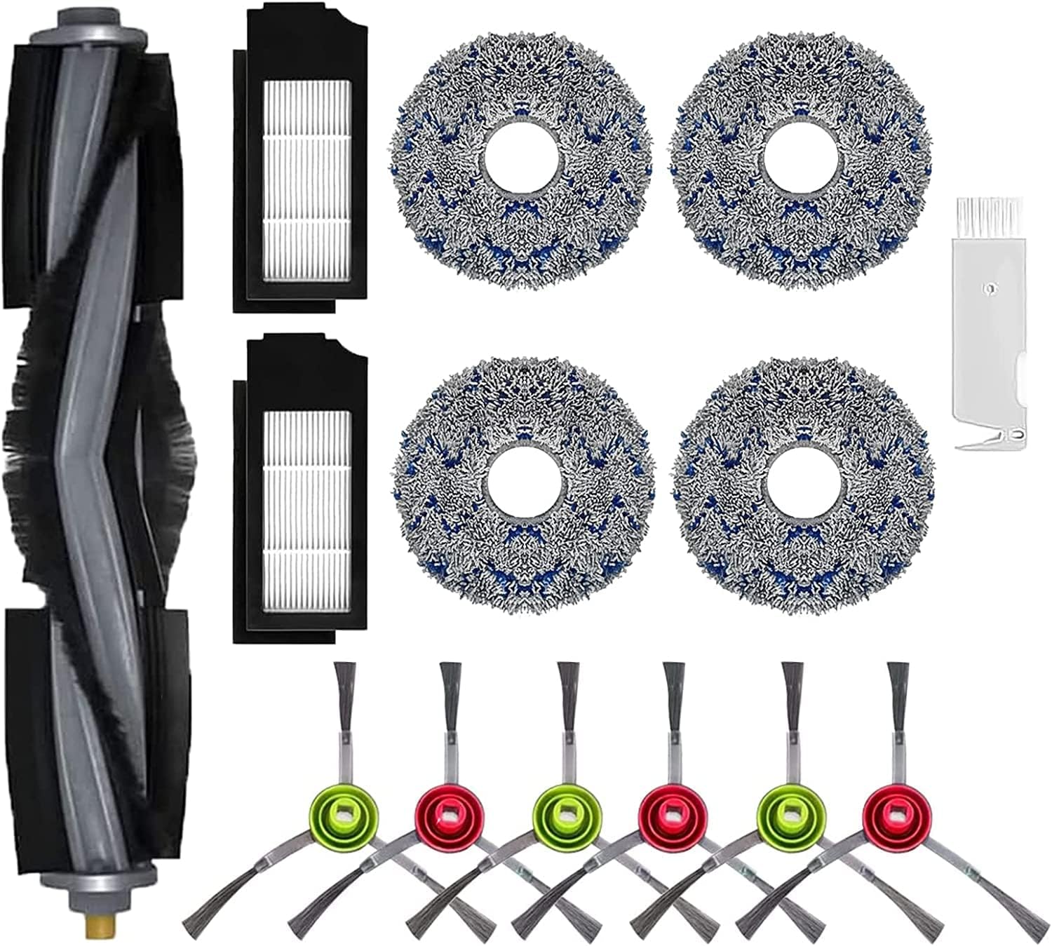 Ersatzteilset Für Saugroboter – 14-teilig – Kompatibel Mit Deebot X1 T10 – Filter, Bürste, Tuch