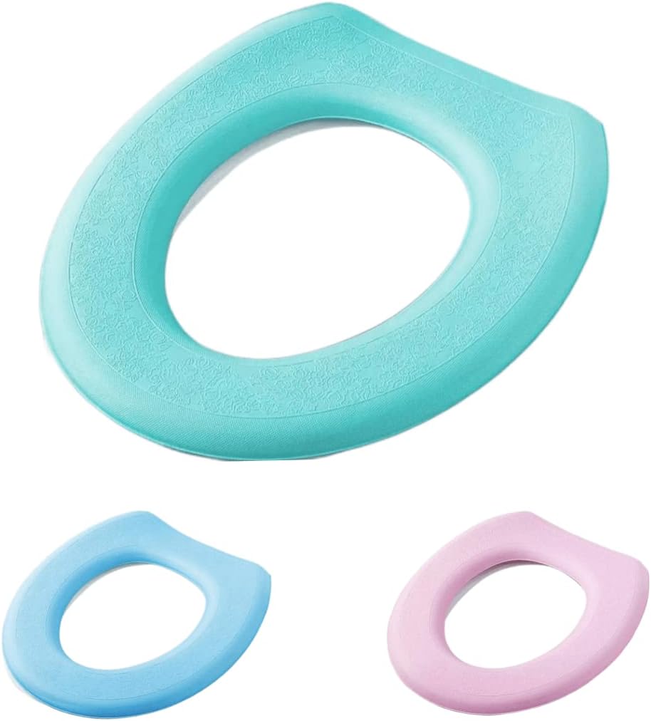 Wc-sitzbezug – 3-teilig – Weiches Eva – Wasserdicht Und Waschbar – Für O- Und Eckige Wcs – 41 X 36 Cm