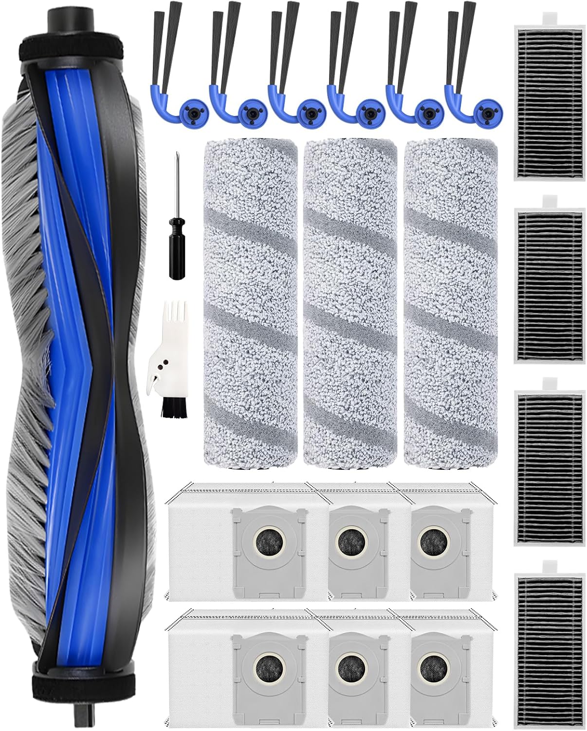 22-teiliges Saugroboter-set – Kompatibel Mit Deebot X9 Pro Und X11 Pro Omni – Bürsten, Filter Und Beutel
