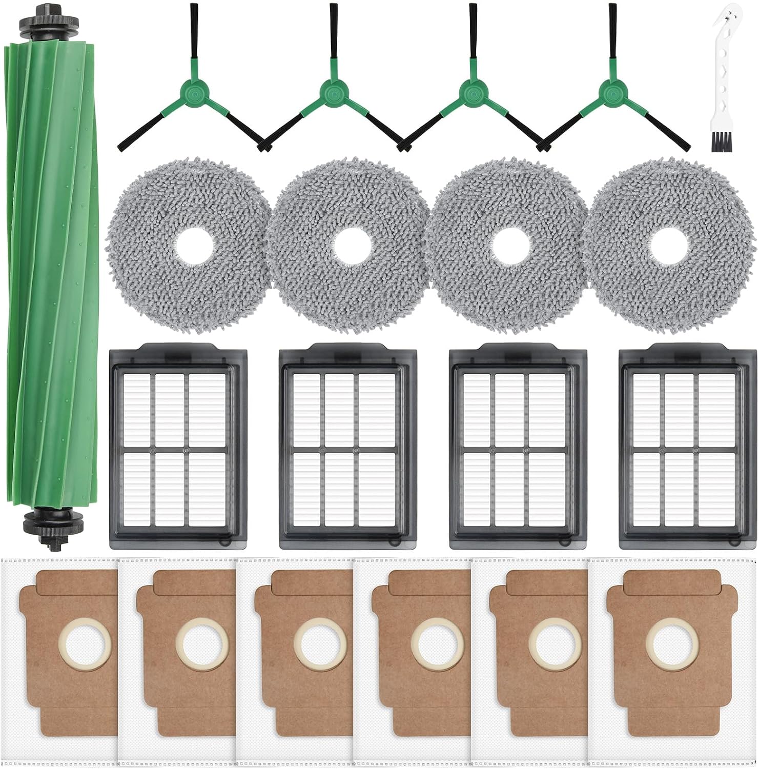 20-teiliges Zubehörset Für Roomba Plus 405/505 – Beutel, Filter, Bürsten – Komplettreinigung