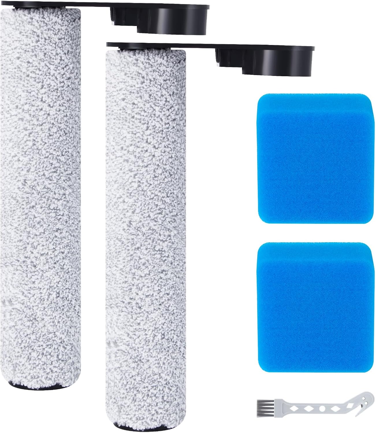 Bürsten- Und Filterwalzen-set – 2-teilig – Nylon-mikrofaser – Für Jonr Ed12 Eureka New430