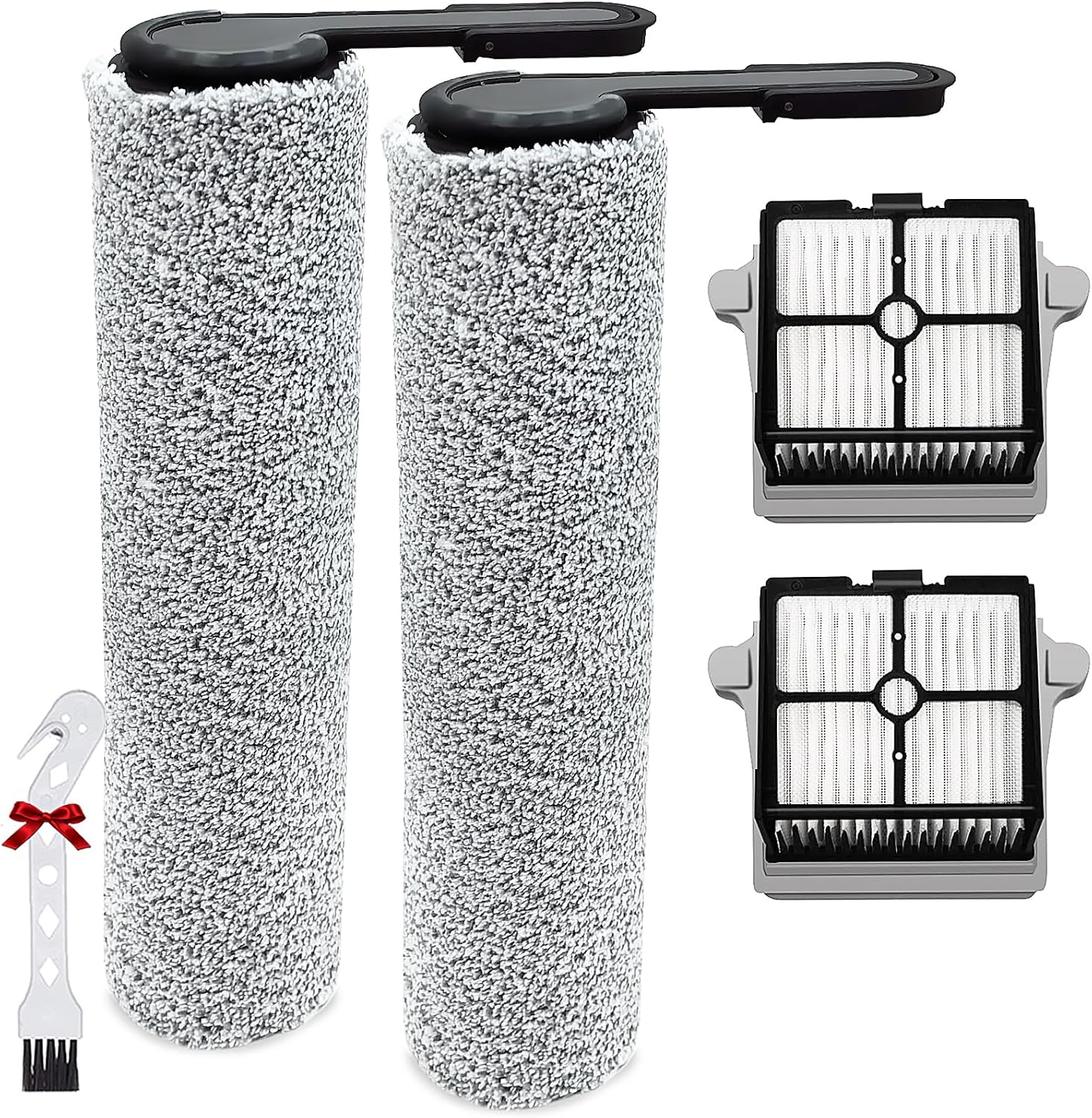 Tineco S7 Zubehörset – 5-teilig – Mikrofaser- Und Hepa-bürsten Und -filter – Rotierende Bürsten Und Filter – Für Hartböden Und Teppiche