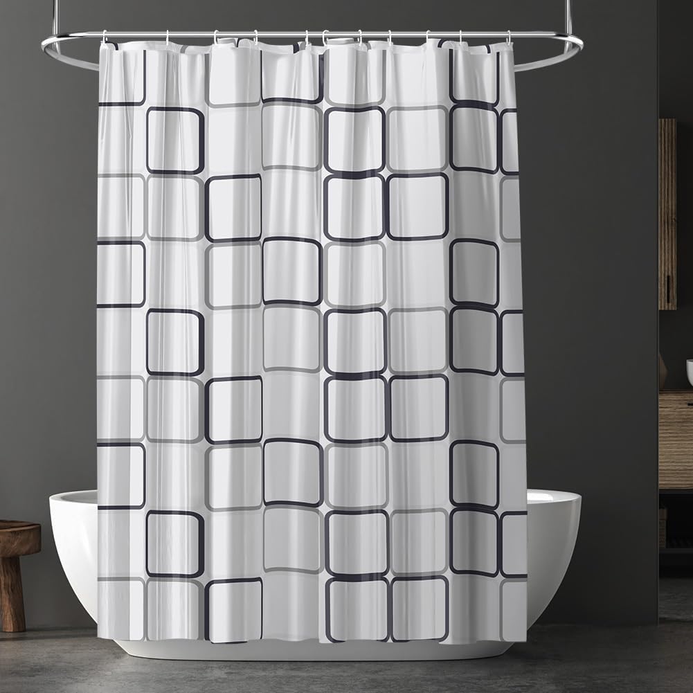 Duschvorhang – 1 Stück – Peva – Wasserdicht Und Schimmelresistent – Für Bad Und Badewanne – 180 X 180 Cm