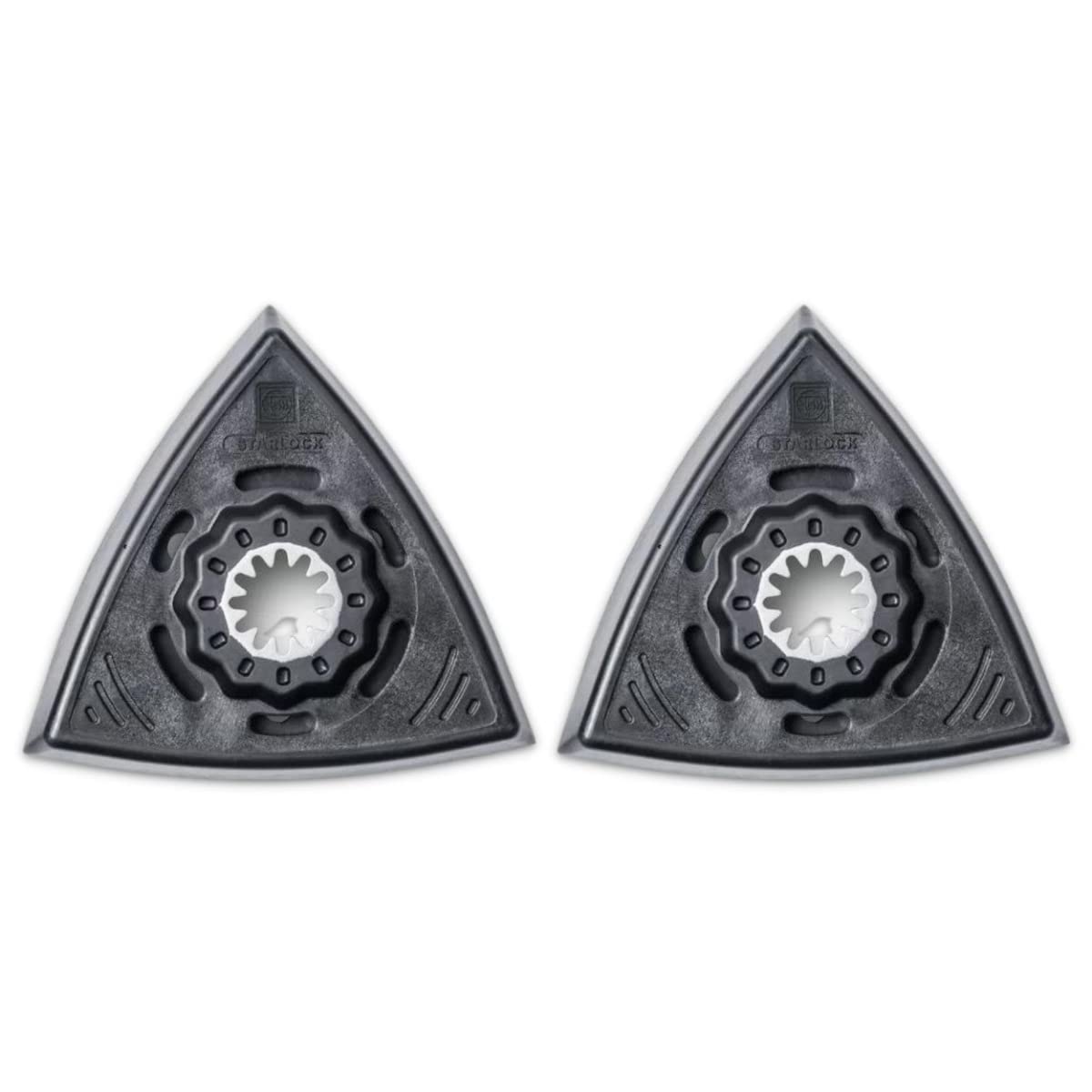 Paar Schleifpads – 2 Stück – Kunststoff – Starlock-system – Für Multifunktionswerkzeug-oszillator – 130 Mm